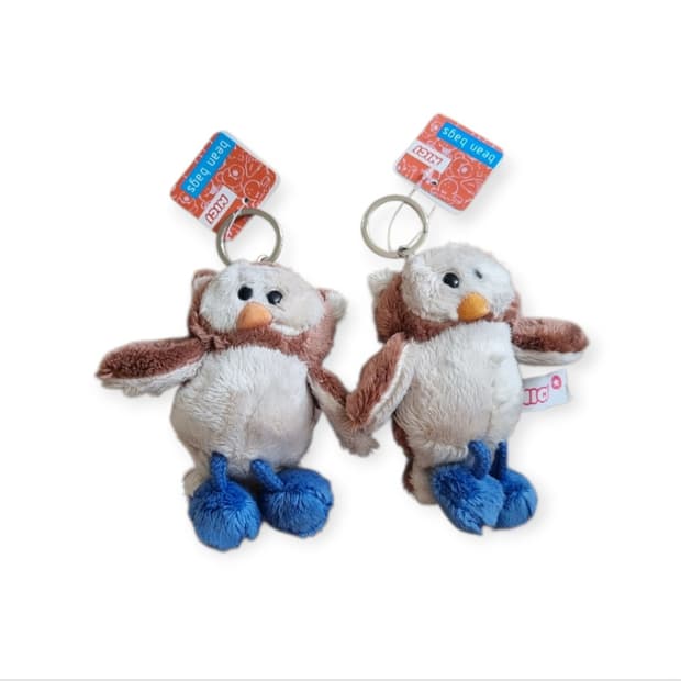 부엉이인형키링 2개일괄