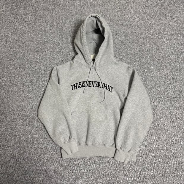 디스이즈네버댓 후드티 그레이 S