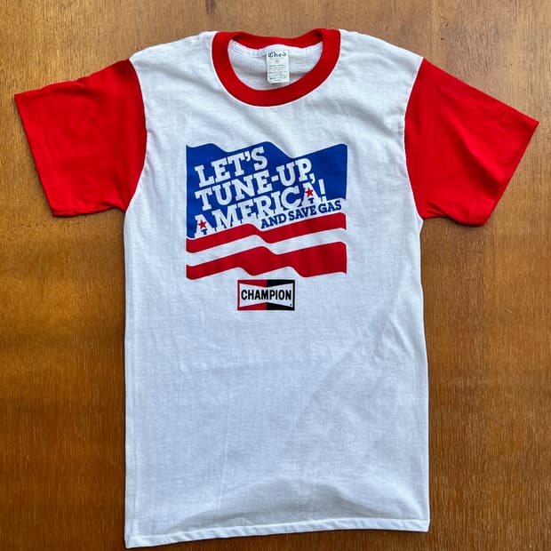 70s Vintage Champion Spark Plug Ringer T