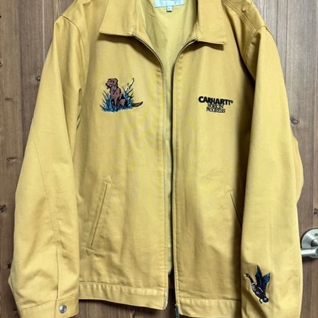칼하트WIP 덕스자켓 판매합니다. [버번/L]