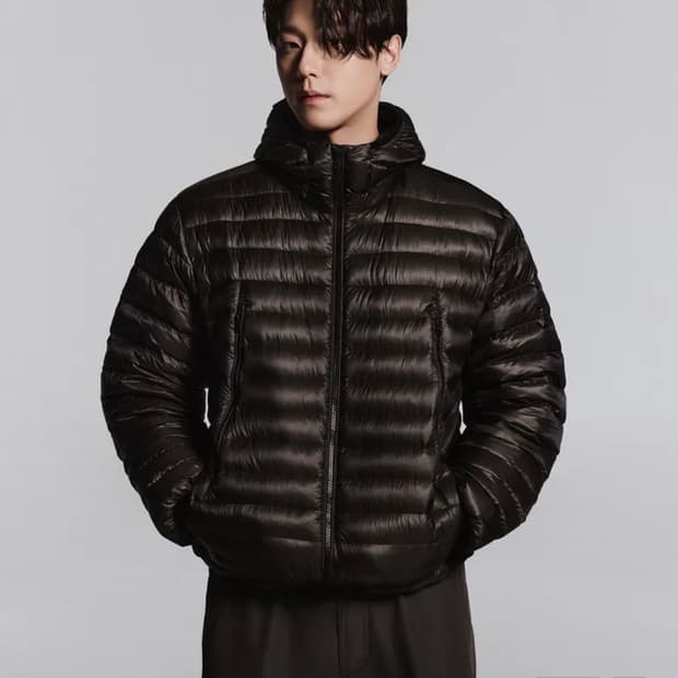 무신사스탠다드 시티레저 시어 립스탑 경량패딩