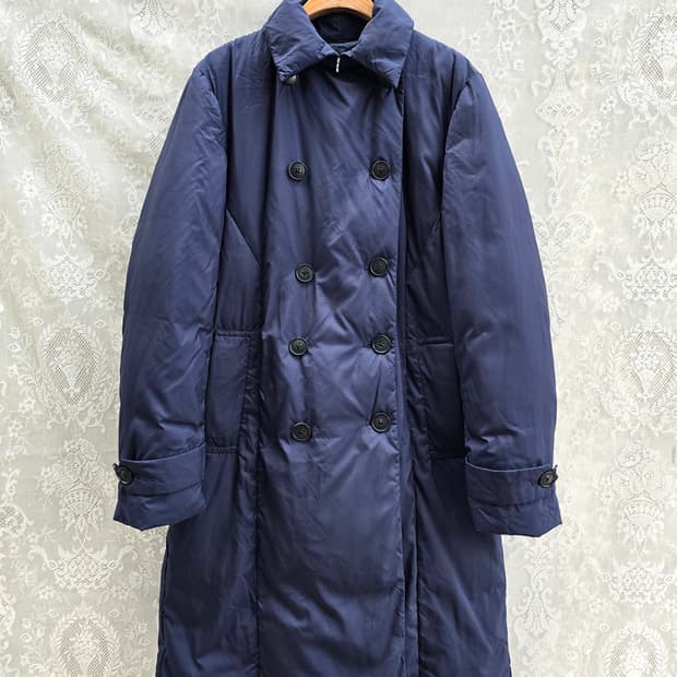  패딩 더플 코트 