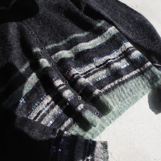 K.T KIYOKO TAKASE mohair blend cardigan 
