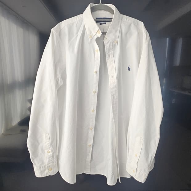 [L] 폴로랄프로렌 셔츠 화이트 클래식핏