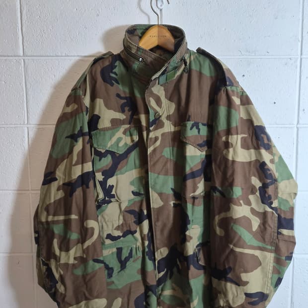 110) US ARMY 미군 우드랜드 m65 필드자켓 팝니다