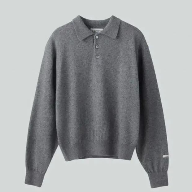 렉토 오필리아 쉬머 폴로 니트