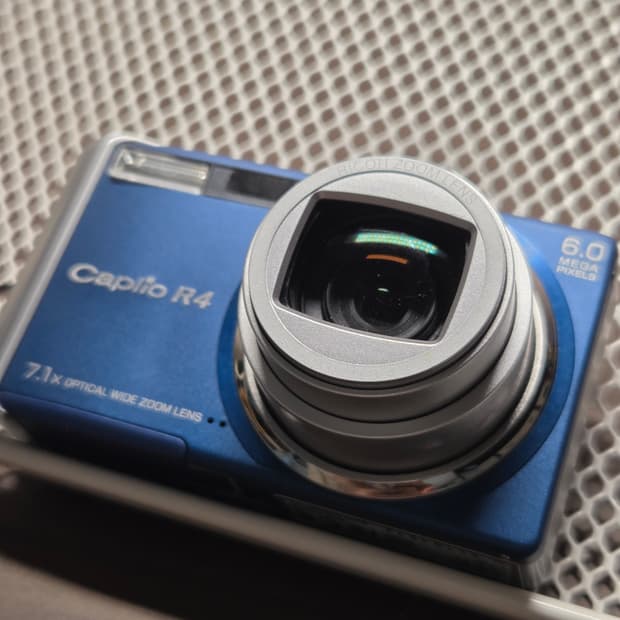 Ricoh Caplio R4 블루(작례O)