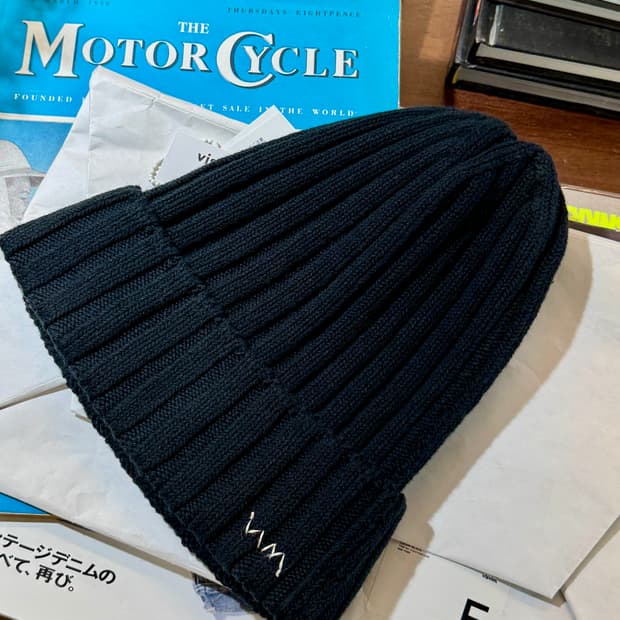 비즈빔 코튼 니트캡 비니