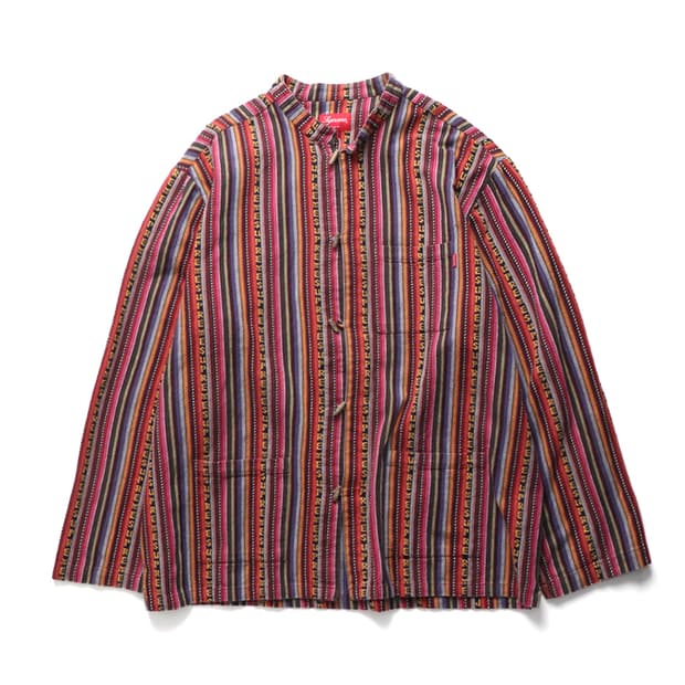 슈프림 Supreme Woven Toggle Shirt
