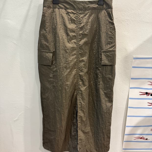 vintage 뒷밴딩 나일론 트임 SK