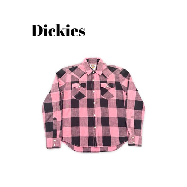 (44)디키즈핑크웨스턴셔츠