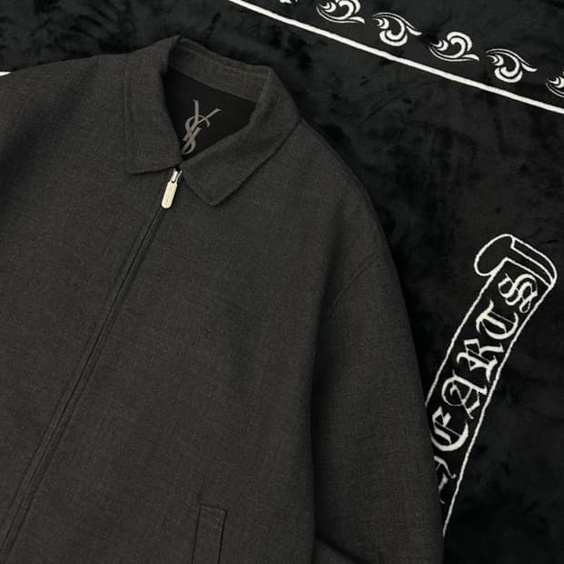 YSL 입생로랑 다크그레이 미니멀자켓 110