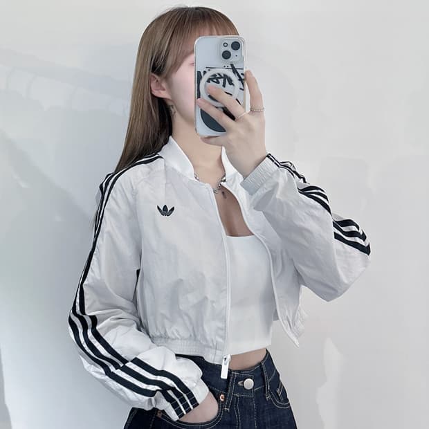 아디다스 크롭 트랙 자켓