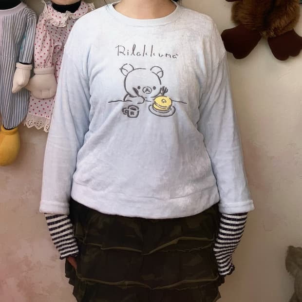 리락쿠마 팬케이크 룸웨어