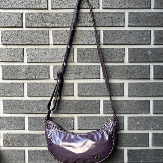 PORTER 포터 도트 호보백 퍼플