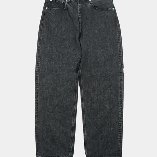 [새상품] 엔즈앤드민즈 5p 데님 워시드 블랙 L