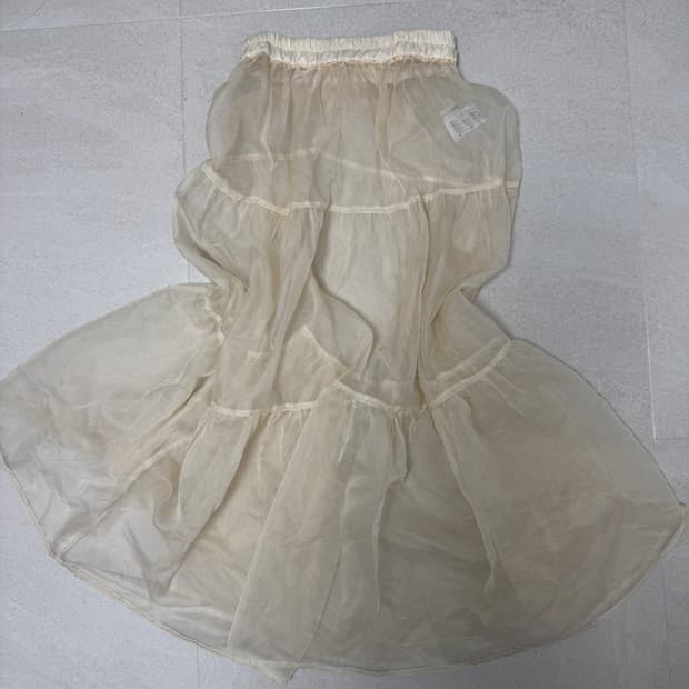 oganza sha skirt 오간자 캉캉 샤스커트 