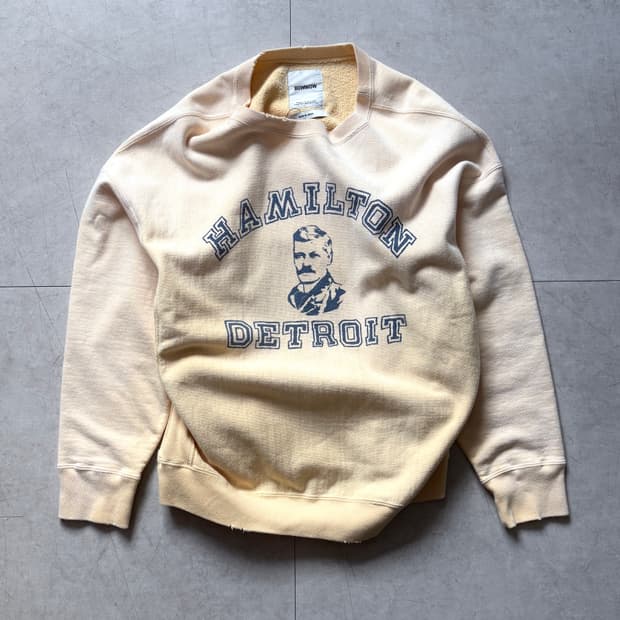 바우와우 HAMILTON 빈티지 가공 맨투맨