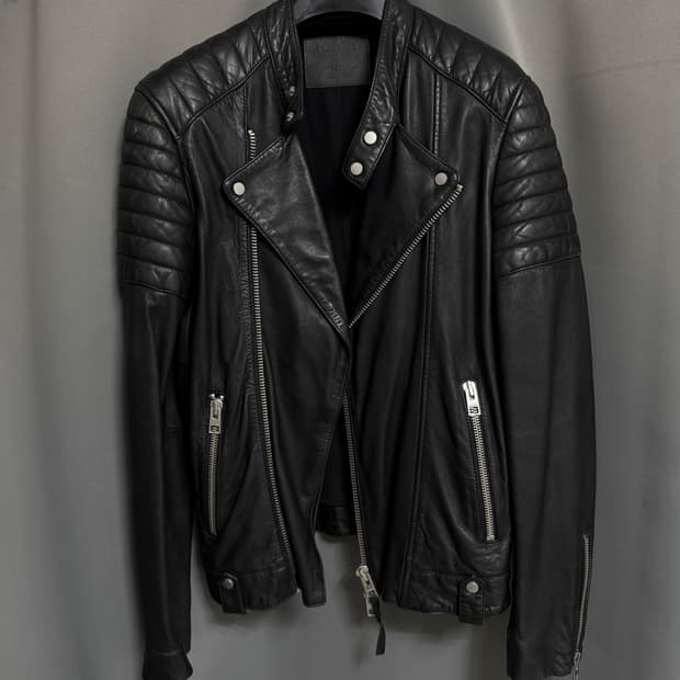 올세인츠 가죽 자켓