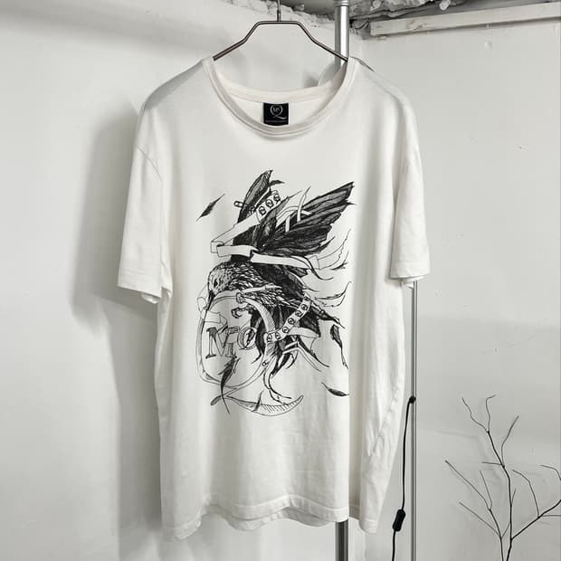 알렉산더 맥퀸 MCQ 세이프티 버드 티셔츠