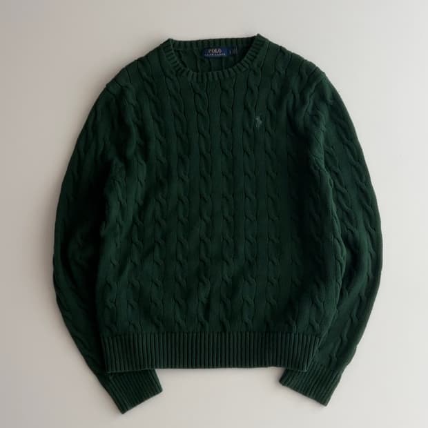 폴로 랄프로렌 케이블 니트 L