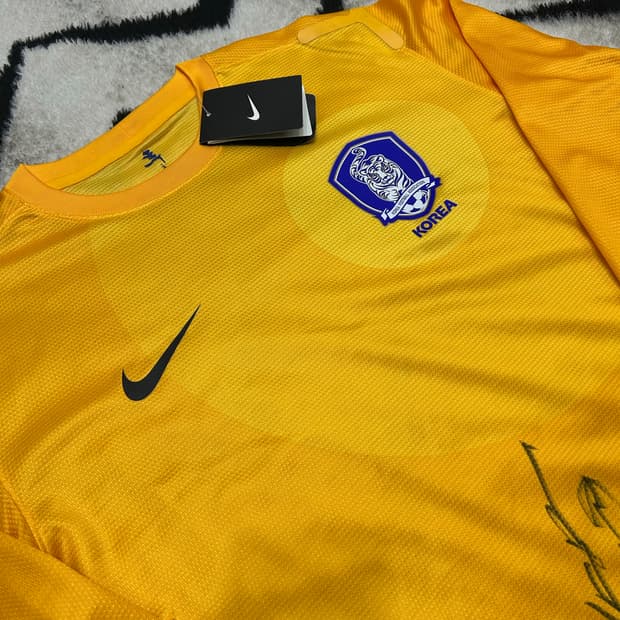 [XL]나이키 12-14 국대 골키퍼 긴팔/김영광싸인