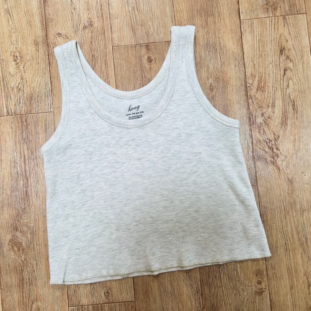 헤이그(haag) 그레이 와플티셔츠 55-66 새상품