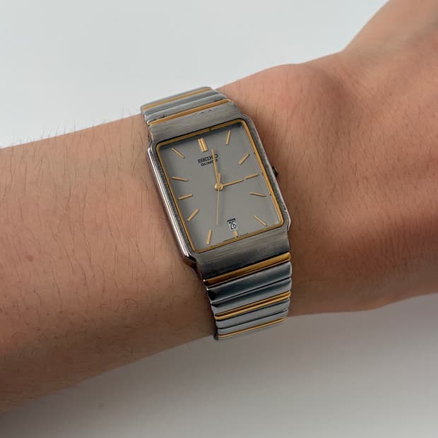 1990s Grey Dial Combi Square Quartz