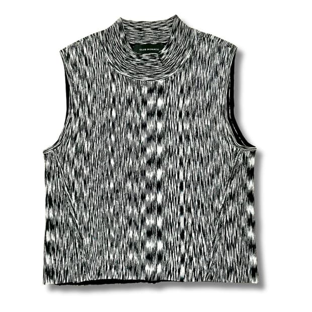 CLUB MONACO short knit turtle neck top
