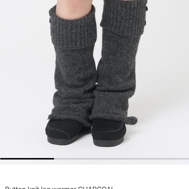 새상품,택ㅇ)미세키서울 Button knit leg warmer-레그워머