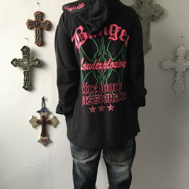 Printing hood zip up