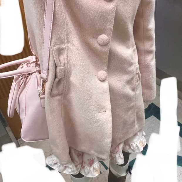 <급처> 리즈리사 메조피아노 리본 코트 히메갸루 로리타