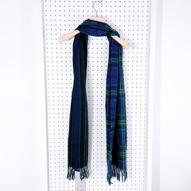 (정품/새상품) 베그앤코 네이비 울 캐시미어 블렌드 머플러