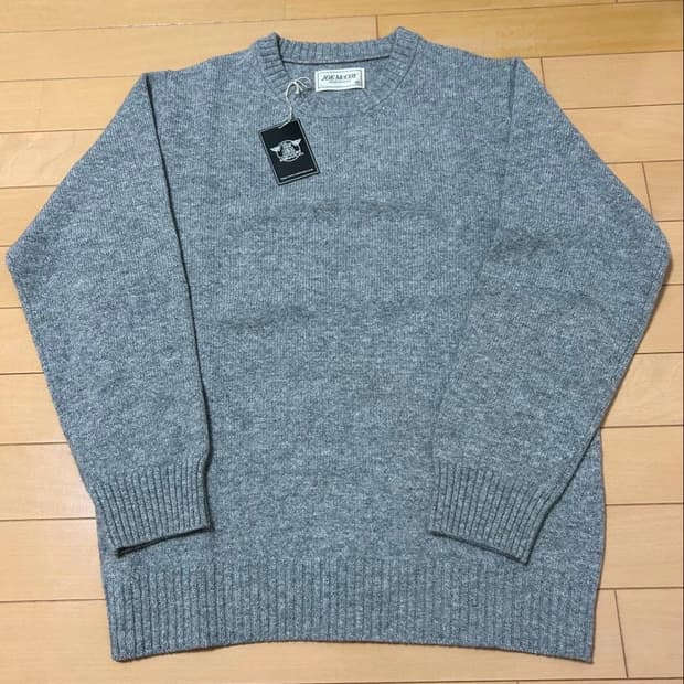 더 리얼 맥코이 조 맥코이 울 크루넥 스웨터