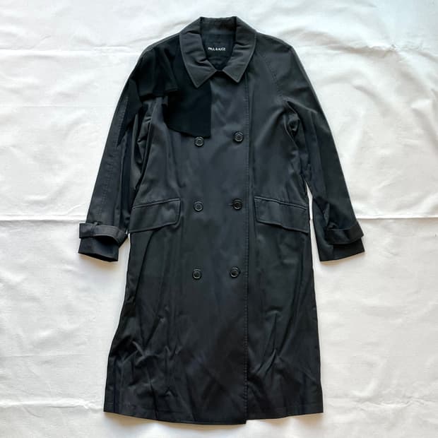 폴앤엘리스 PAUL&ALICE 나일론 트렌치 코트 자켓 더블 더플 코트
