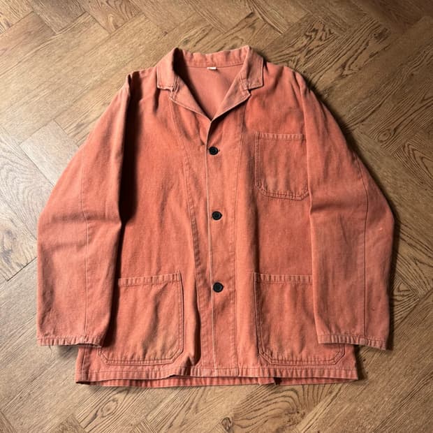 [L]90's 빈티지 몰스킨 배드포드 타입 프렌치 워크자켓