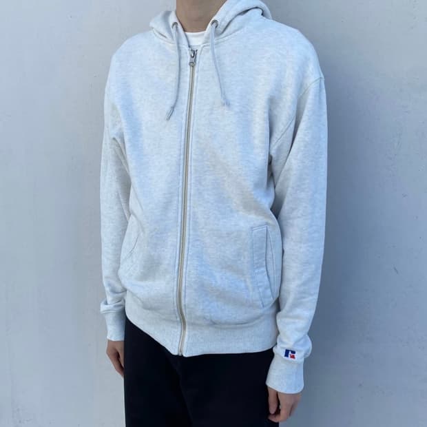 러셀 아이보리 후드집업 m