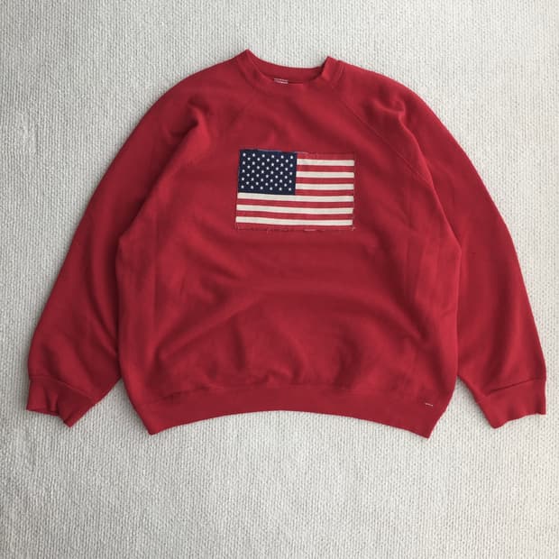 90’s discus atheltic 성조기 스웻셔츠