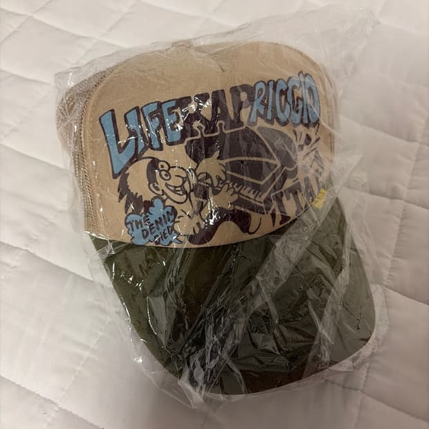 캐피탈 트러커 캡 다크그린(새상품)