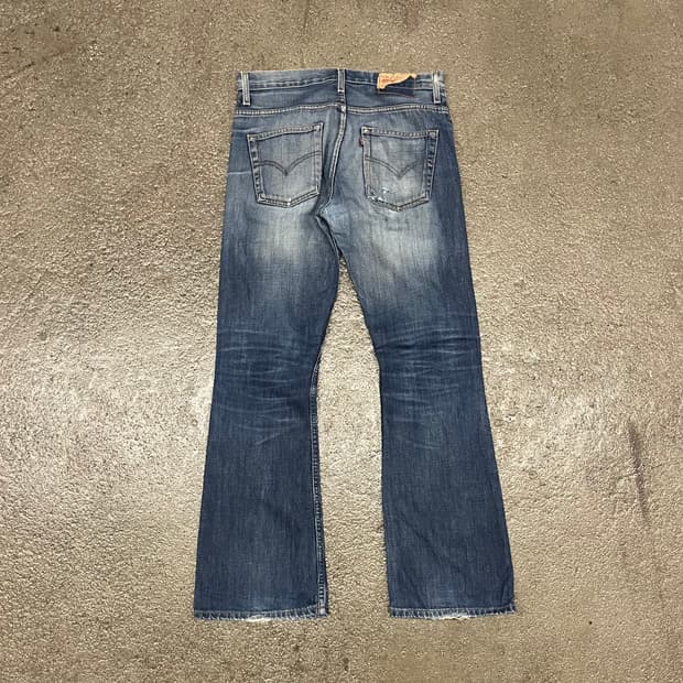 00s Levis516 슬림 플레어 부츠컷 (32-33“)