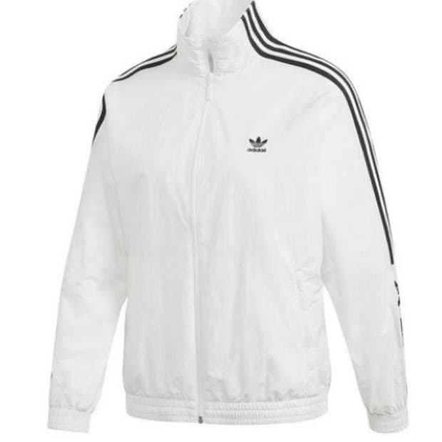 아디다스 락업 트랙탑 구해요 (흰색 & 회색)