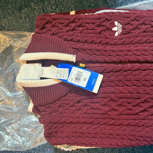 ADIDAS 오리지널 레트로 리믹스 가디건 XL 새상품 