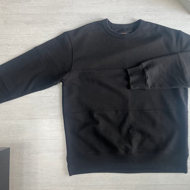 엘가노벰버 스웻셔츠 헤비웨이트 맨투맨 (블랙)