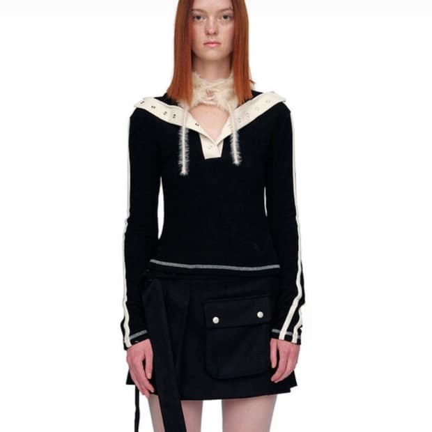 세릭 CERRIC COLOR SNAP BUTTON TOP