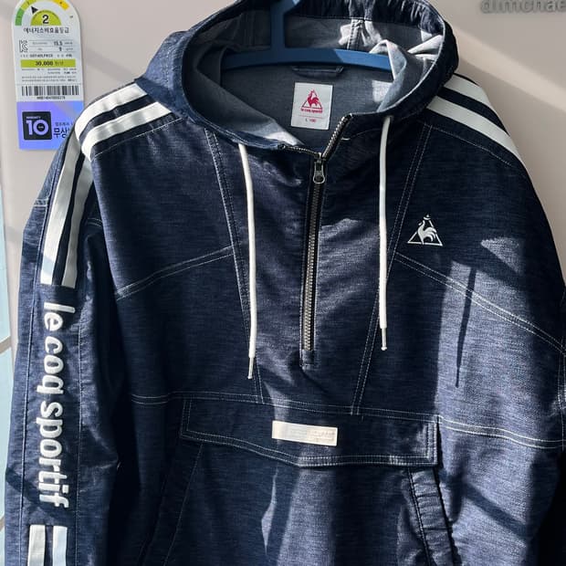 르꼬끄 Le Coq  데님 후드집 아노락 자켓 XL