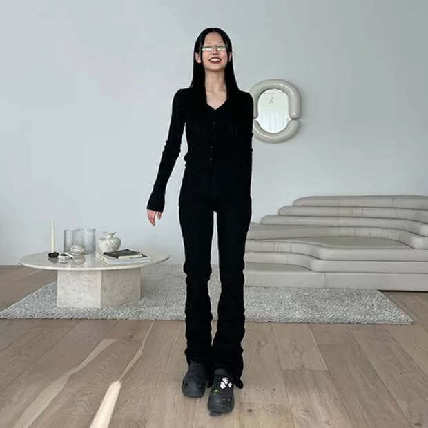 사토미라디오 셔링 코튼 팬츠