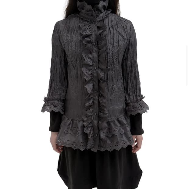 에옹쓰 토넬 펀칭 블라우스