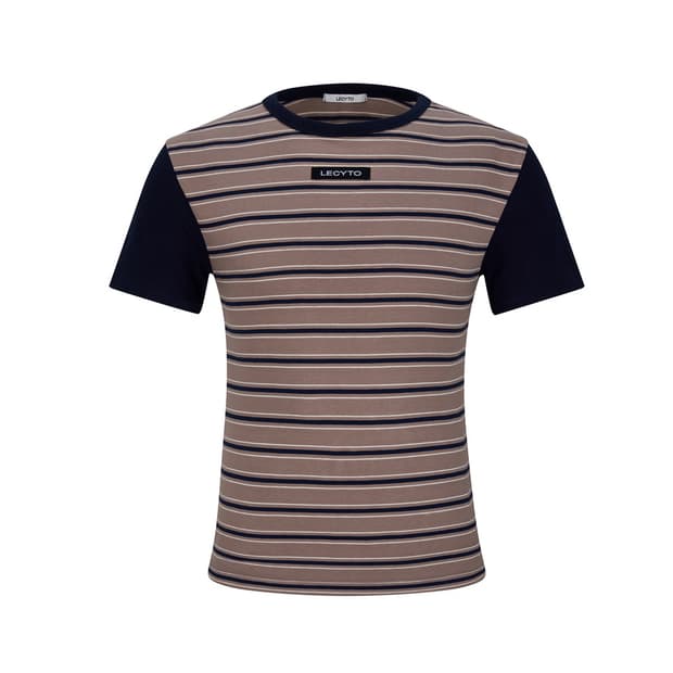Lecyto Urban Split Stripe T-Shirt 25ss