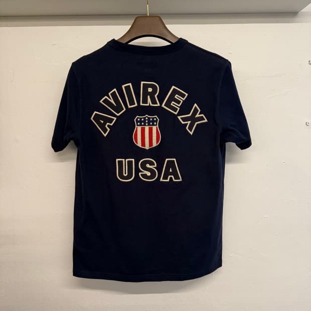 아비렉스 usa 빅로고 반팔티