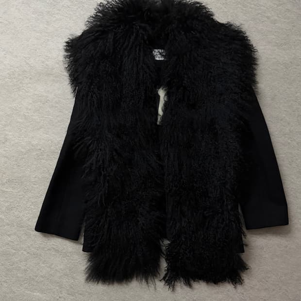 11FW 메종 마르지엘라 스티치 몽골리안 퍼코트